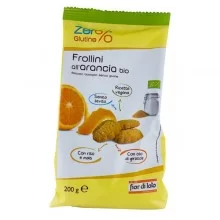Confezione da 200gr frollini all'arancia Zerglutine (Conf.9)