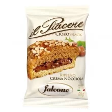 Il Piacere Cioco Snack ripieno alla nocciola 60gr Falcone (Conf.36)