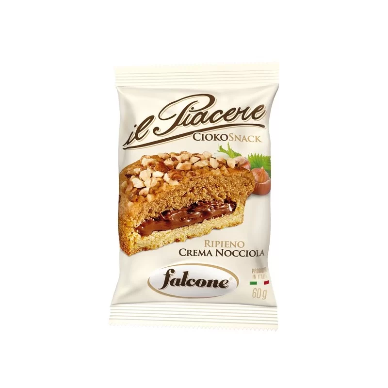 Il Piacere Cioco Snack ripieno alla nocciola 60gr Falcone (Conf.36)