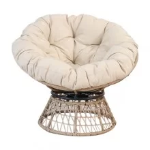 Poltrona Bora Bora in polyrattan color naturale FUORI CATALOGO