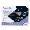 Set 8 colori sparkling per tessuto Fabric Fun Pentel FUORI CATALOGO