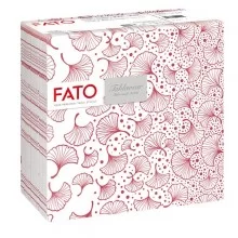50 tovaglioli 40x40cm Linea tablewear Biloba bordeaux Fato