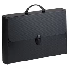Valigetta polionda Total Black 28x43cm dorso rigido 8,5cm Favorit