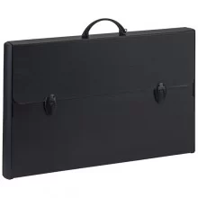 Valigetta polionda Total Black 37x60cm dorso rigido 5cm Favorit