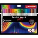 Astuccio 30 pennarelli PEN 68 Brush ARTY Line Stabilo