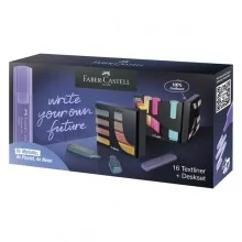 Set da scrivania 16 Textliner 46 colori assortiti Faber Castell FUORI CATALOGO