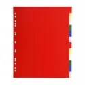 Separatore neutro a 12 TACCHE in PPL colorato A4 Maxi 93H Exacompta (Conf.50)