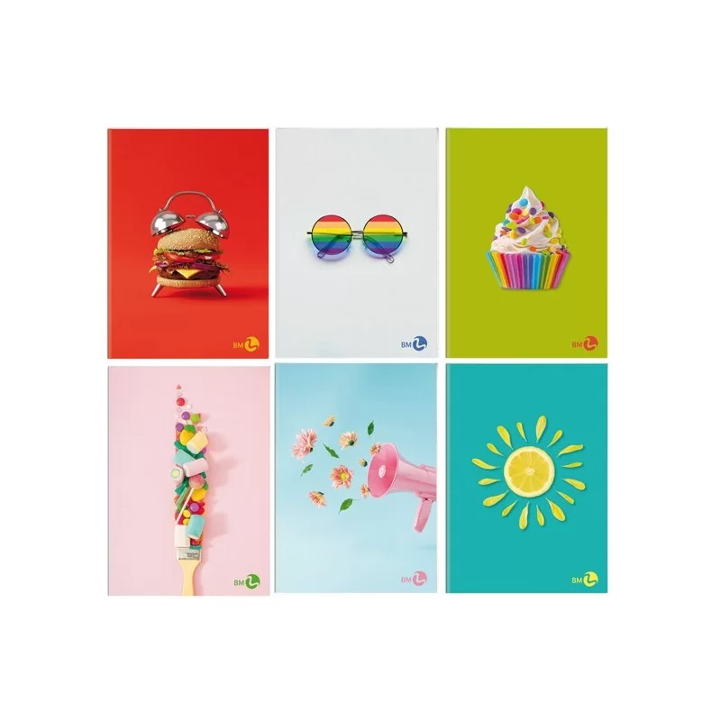 Maxiquaderno A4 40fg+2 80gr 10mm Vibes BM (Conf.10) FUORI CATALOGO