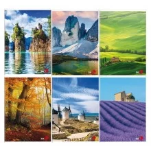 Maxiquaderno A4 40fg+2 80gr 4mm Paesaggi BM (Conf.10) FUORI CATALOGO
