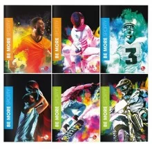 Maxiquaderno A4 36fg+2 100gr rigo di 3a SPORTY Be More 2024 BM (Conf.10)