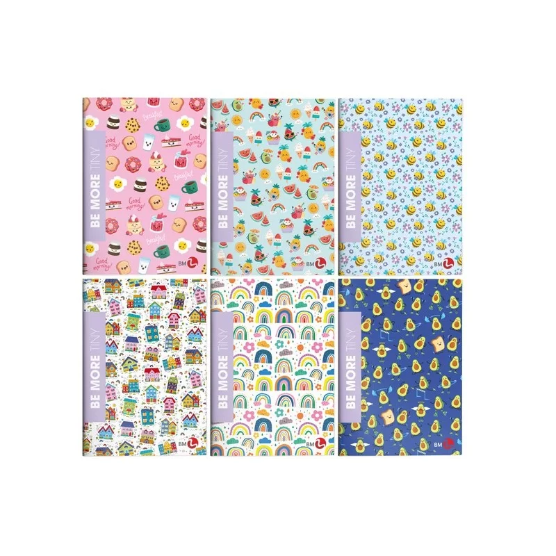 Maxiquaderno A4 36fg+2 100gr 1 rigo Be More TINY BM (Conf.10) FUORI CATALOGO