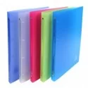 Raccoglitore Ppl trasl.Chromaline 4 anelli 15mm A4 5 col. Ass. 51169E Exacompta (Conf.20)