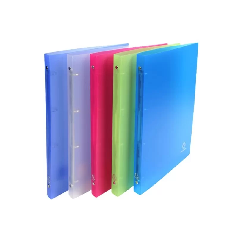 Raccoglitore Ppl trasl.Chromaline 4 anelli 15mm A4 5 col. Ass. 51169E Exacompta (Conf.20)