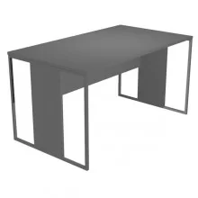 SCRIVANIA SINGOLA 180X80cm ANTRACITE - gamba ANTRACITE - ESSENCE