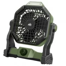 Ventilatore portatile con luce LED da campeggio Ø12 cm MF 0612VL