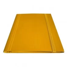 Cartella c/elastico piatto giallo dorso variabile Starline (Conf.5)