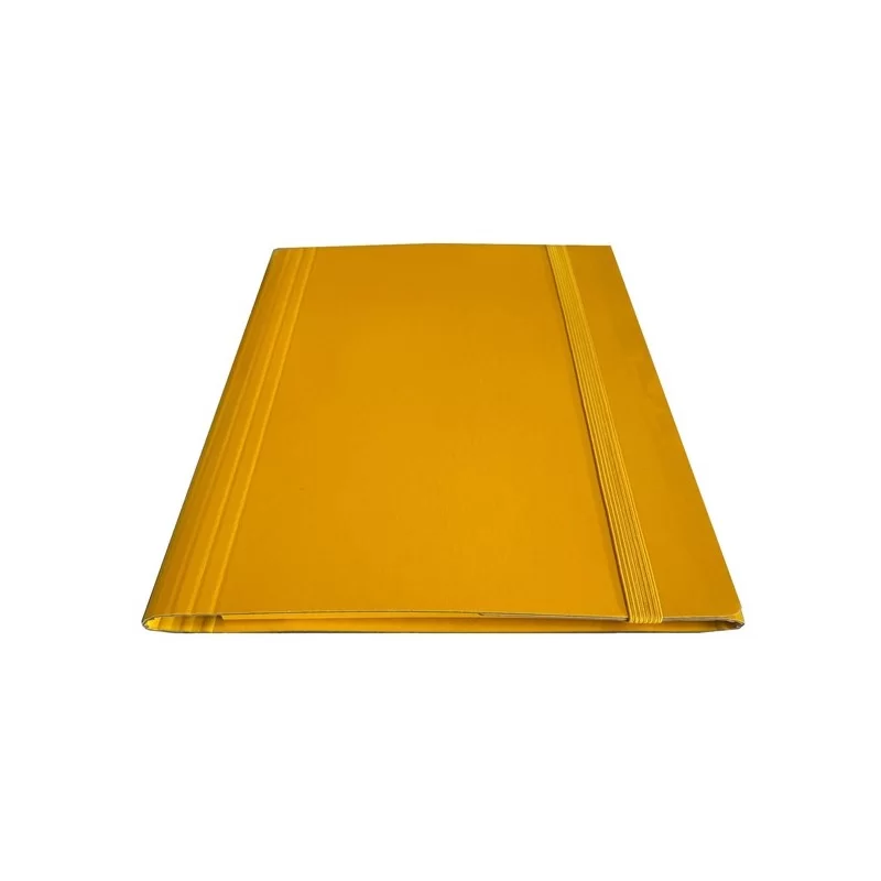 Cartella c/elastico piatto giallo dorso variabile Starline (Conf.5)