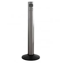 Posacenere da esterno in alluminio verniciato inox satinato Stilcasa