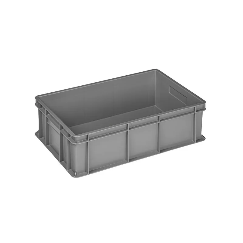 Cassa industriale Europa 60x40x17cm 32L grigio Mobil Plastic