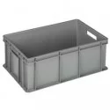 Cassa industriale Europa 60x40x22cm 42L grigio Mobil Plastic