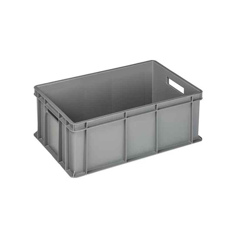 Cassa industriale Europa 60x40x22cm 42L grigio Mobil Plastic