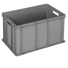 Cassa industriale Europa 60x40x32cm 64L grigio Mobil Plastic