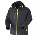 Giubbotto Softshell R Boost tg XL antracite/giallo fluo Rossini