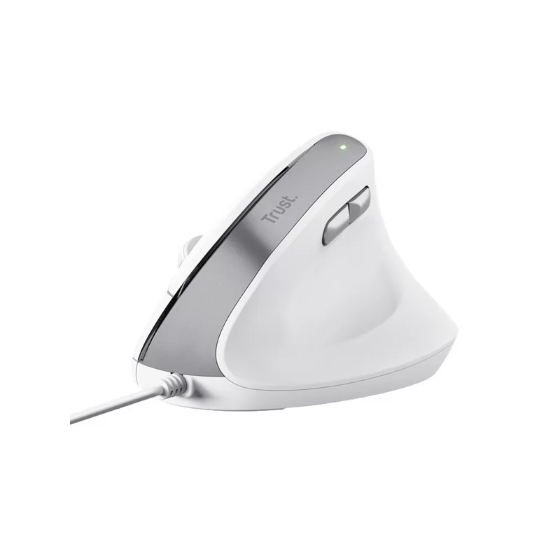 Mouse ergonomico Bayo II con filo Bianco_trust