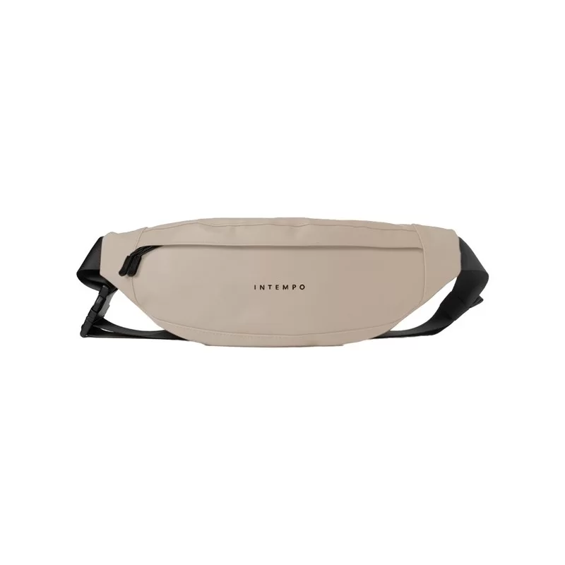 Marsupio Drop gomma antipioggia dim. 37x14x5cm crema InTempo