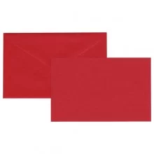 Biglietto Natale semplice neutro c/busta 9x14cm rosso Sadoch (Conf.100) FUORI CATALOGO