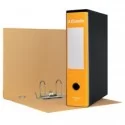 Registratore ESSENTIALS G75 giallo dorso 8cm f.to protocollo ESSELTE (Conf.6)
