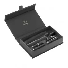 Gift Set sfera M + stilografica M IM Black Edition CT Parker
