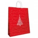 Blister 25 shopper in carta kraft 26x11x34,5cm albero natale Mainetti Bags FUORI CATALOGO