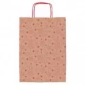 Shopper natale stelline rosse 26x12x36cm Sadoch (Conf.25) FUORI CATALOGO