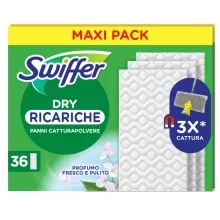 Swiffer Dry - SCATOLA 36 PANNI RICARICA USAGETTA