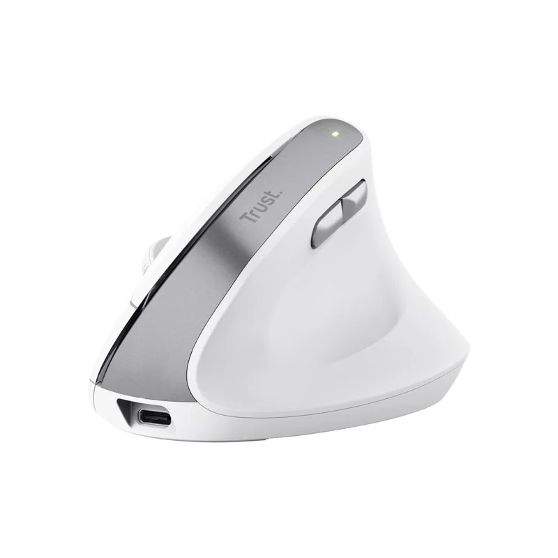 Mouse Ergonomico Bayo II wireless Bianco -Trust