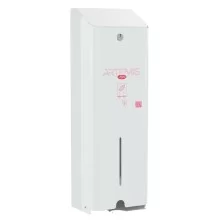 Dispenser per assorbenti Artemis 1 colonna metallo verniciato bianco Mar Plast