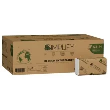 Pacco 200 asciugamani piegati a Z H24 x 20,3cm SIMPLIFY Papernet (Conf.20)