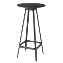 Tavolo bar alto Tapas TAVTA  rotondo  nero Unisit