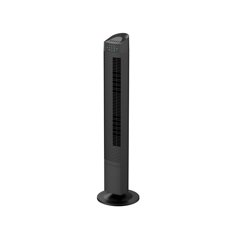 Ventilatore a torre Skyline 65W c/telecomando 29x29x90,7cm nero CFG