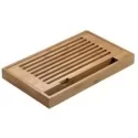 Tagliere antibriciole in bamboo 40x24x4cm Leone