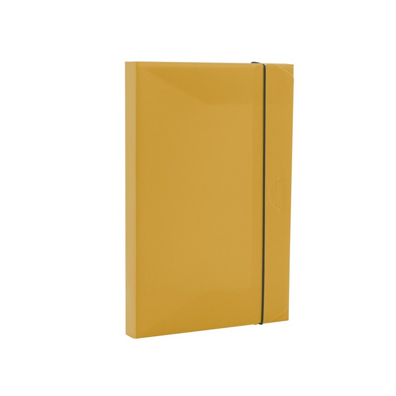 Cartella progetto HOLOS dorso 3cm in PP giallo sabbia 34,5x23,5x3cm Fellowes