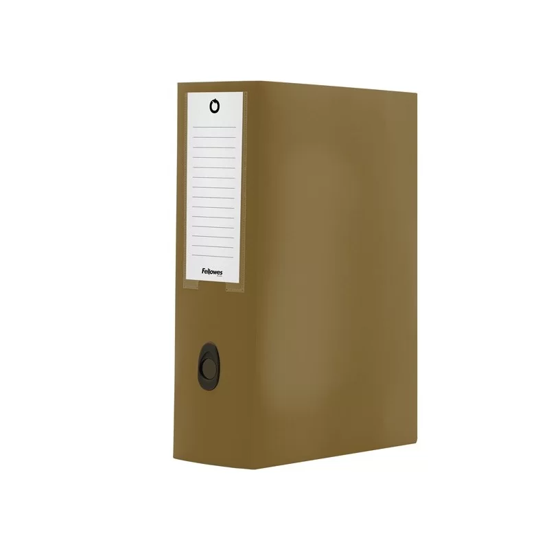 Scatola progetto plus HOLOS dorso 10cm in PP marrone 25x35x10cm Fellowes