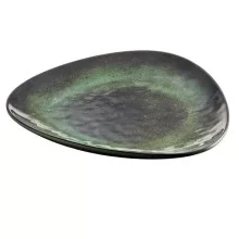 Piatto triangolare Linea Amazzonia 19,2x2,5cm melamina Leone (Conf.24)