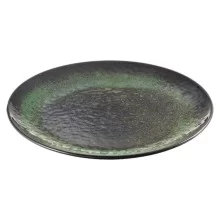 Piatto piano Linea Amazzonia Ø23,5x2,5cm melamina Leone (Conf.12)