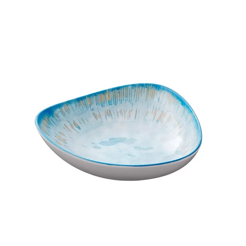 Ciotola triangolare Linea Oceano 23,5x6cm melamina Leone (Conf.12)