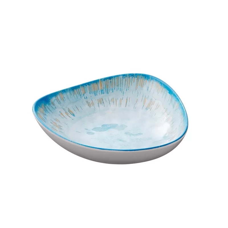 Ciotola triangolare Linea Oceano 18,5x6cm melamina Leone (Conf.12)