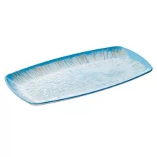 Piatto rettangolare Linea Oceano 35,5x19x2,5cm melamina Leone (Conf.8)