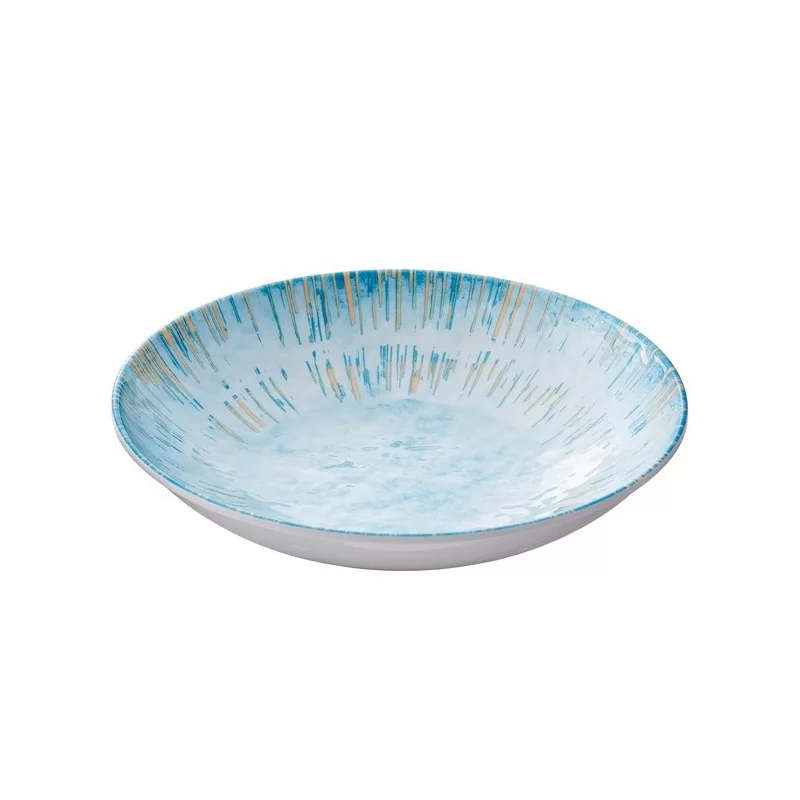 Piatto fondo Linea Oceano Ø24x5cm melamina Leone (Conf.12)