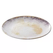 Piatto piano Linea Galassia Ø23,5x2,5cm melamina Leone (Conf.12)